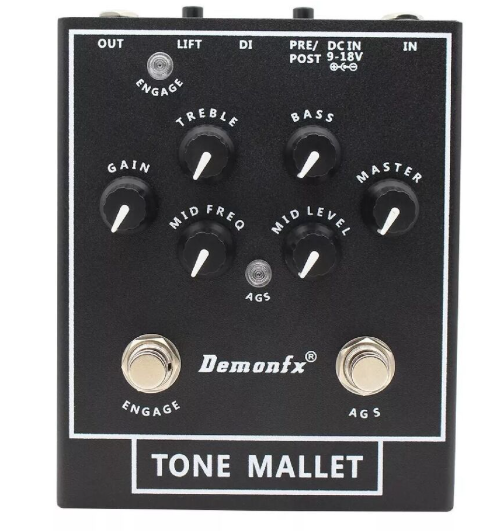 پری امپ بیس demonfx tone mallet preamp boost