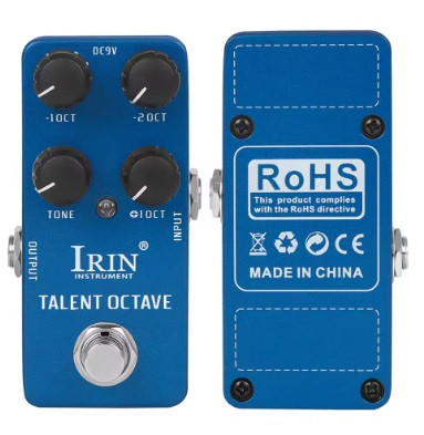 IRIN RS-19 Talent Octave Guitar Effect Pedal 3 Separate Sounds Effects True Bypass Metal Shell Electric Guitar Parts & Accessory
