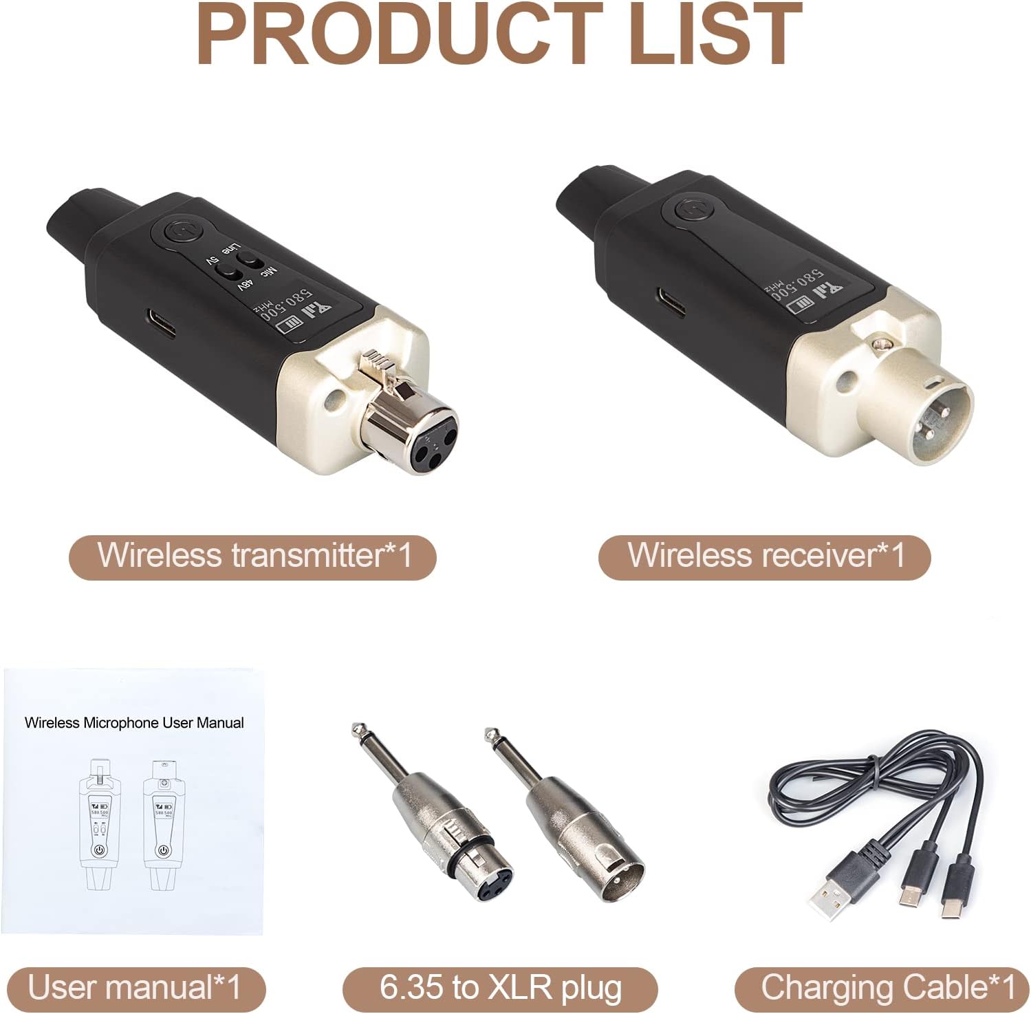 وایرلس میکرفون ویالون depusheng t9