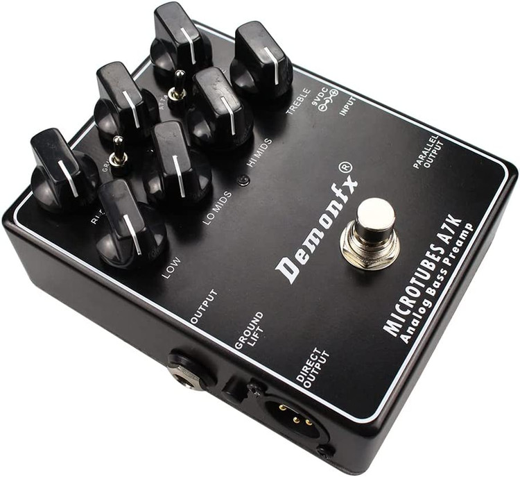 DemonFX Microtubes A7K Bass Preamp Pedal