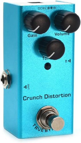 Crunch Distortion Electric Guitar Effect Pedals Mini Single Type DC 9V True By Pass Guitar Accessories Gifts For Electric Bass Guitar