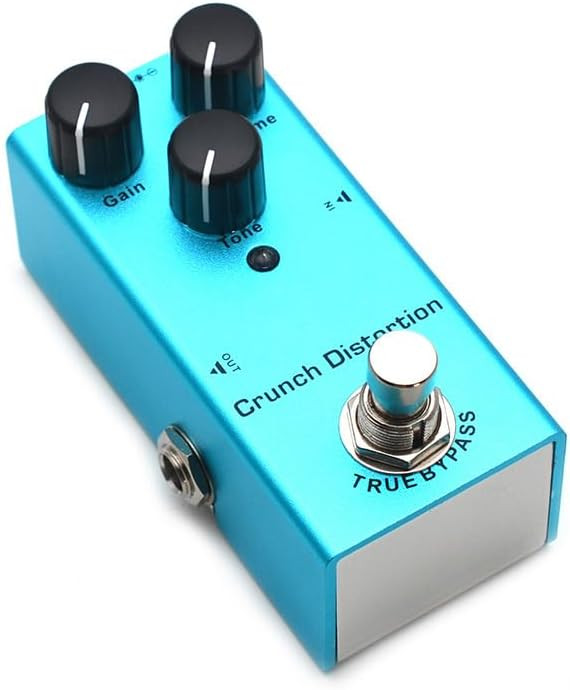 Crunch Distortion Electric Guitar Effect Pedals Mini Single Type DC 9V True By Pass Guitar Accessories Gifts For Electric Bass Guitar