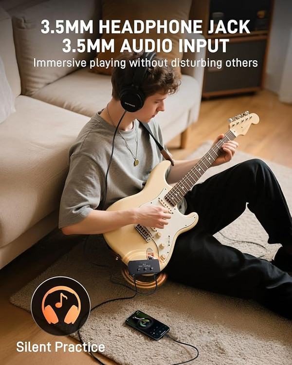 گیتار پری امپ flatsons miniature headphone guitar amp