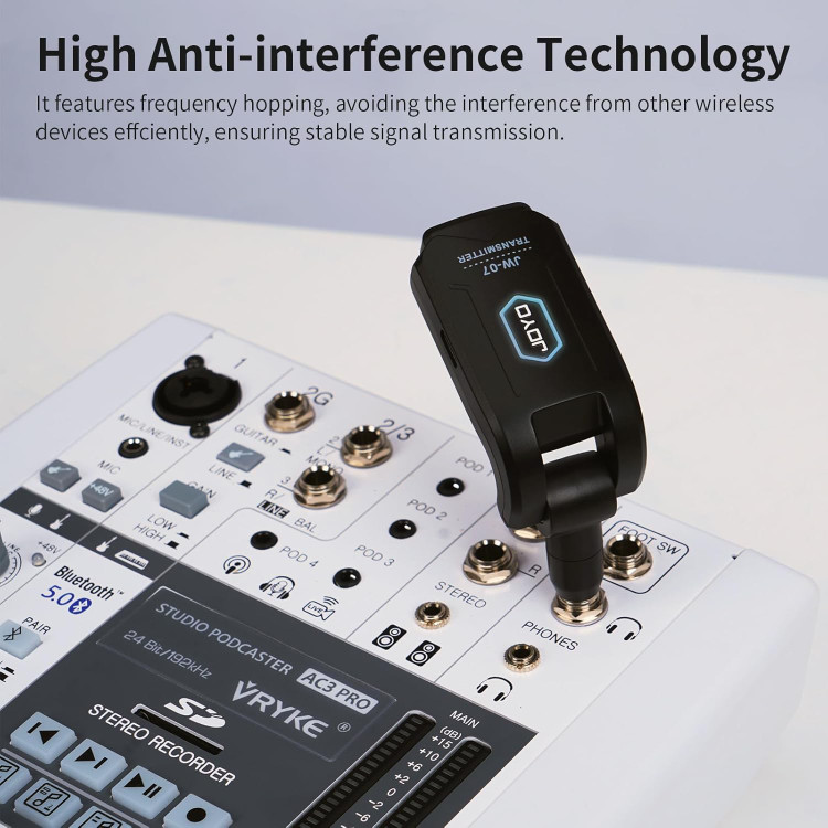 ایر مانیتور وایرلس سیستم Joyo jw07 Joyo jw07 Digital wireless system