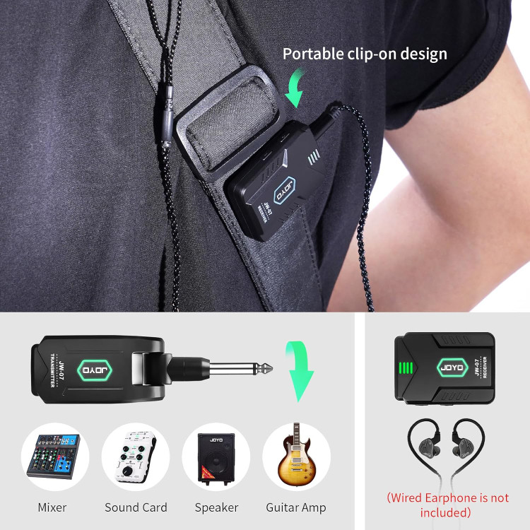 ایر مانیتور وایرلس سیستم Joyo jw07 Joyo jw07 Digital wireless system