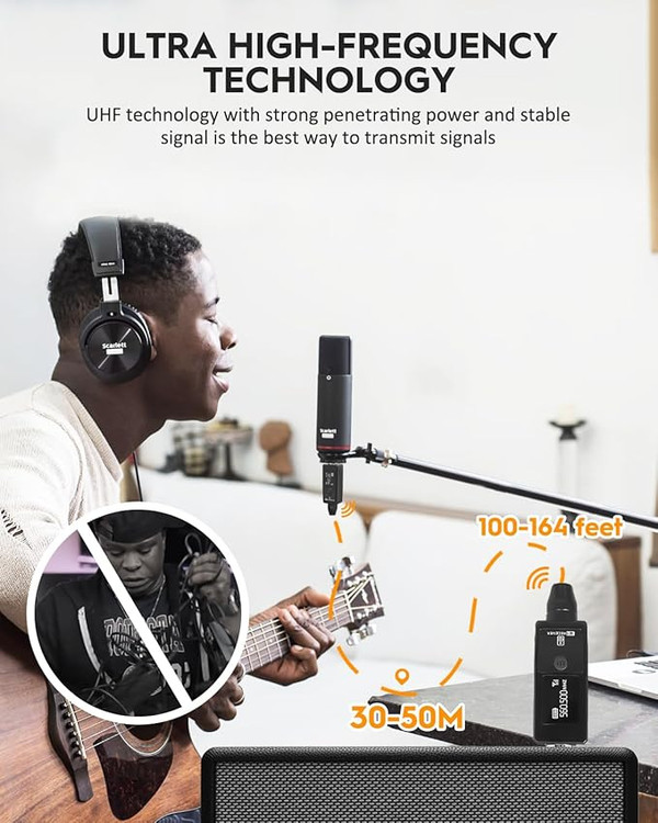 وایرلس میکرفون فانتوم دار Strich m1 میکرفون داینامیک