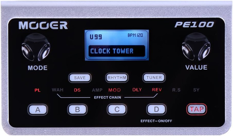 مولتی افکت گیتار الکتریک Mooer PE100