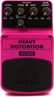 Behringer HEAVY DISTORTION HD300 Heavy Metal Distortion Effects Pedal