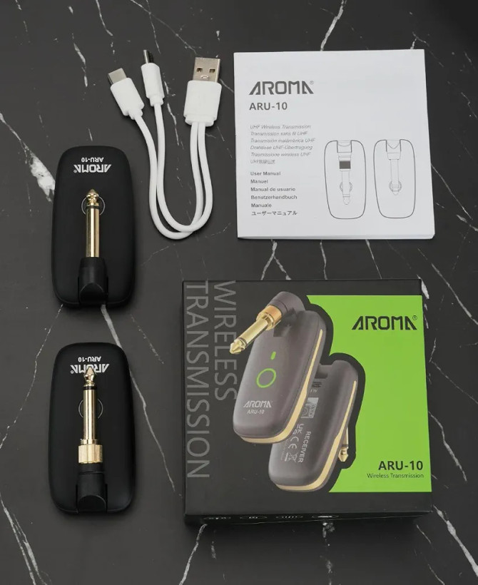 وایرلس گیتار AROMA ARU-10 ( سیستم بیسیم گیتار و ساز)