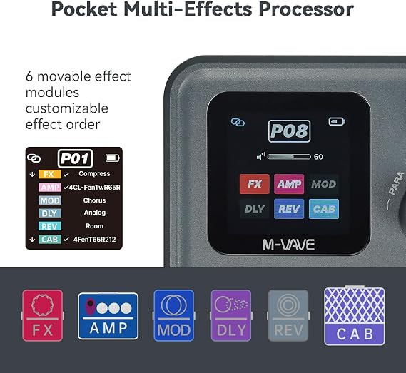 مولتی افکت M vave pocket