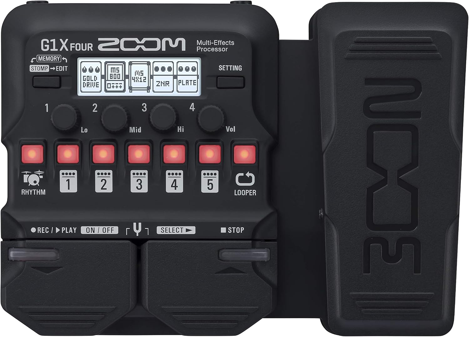 مولتی افکت زوم zoom g1four پدال دار استوک